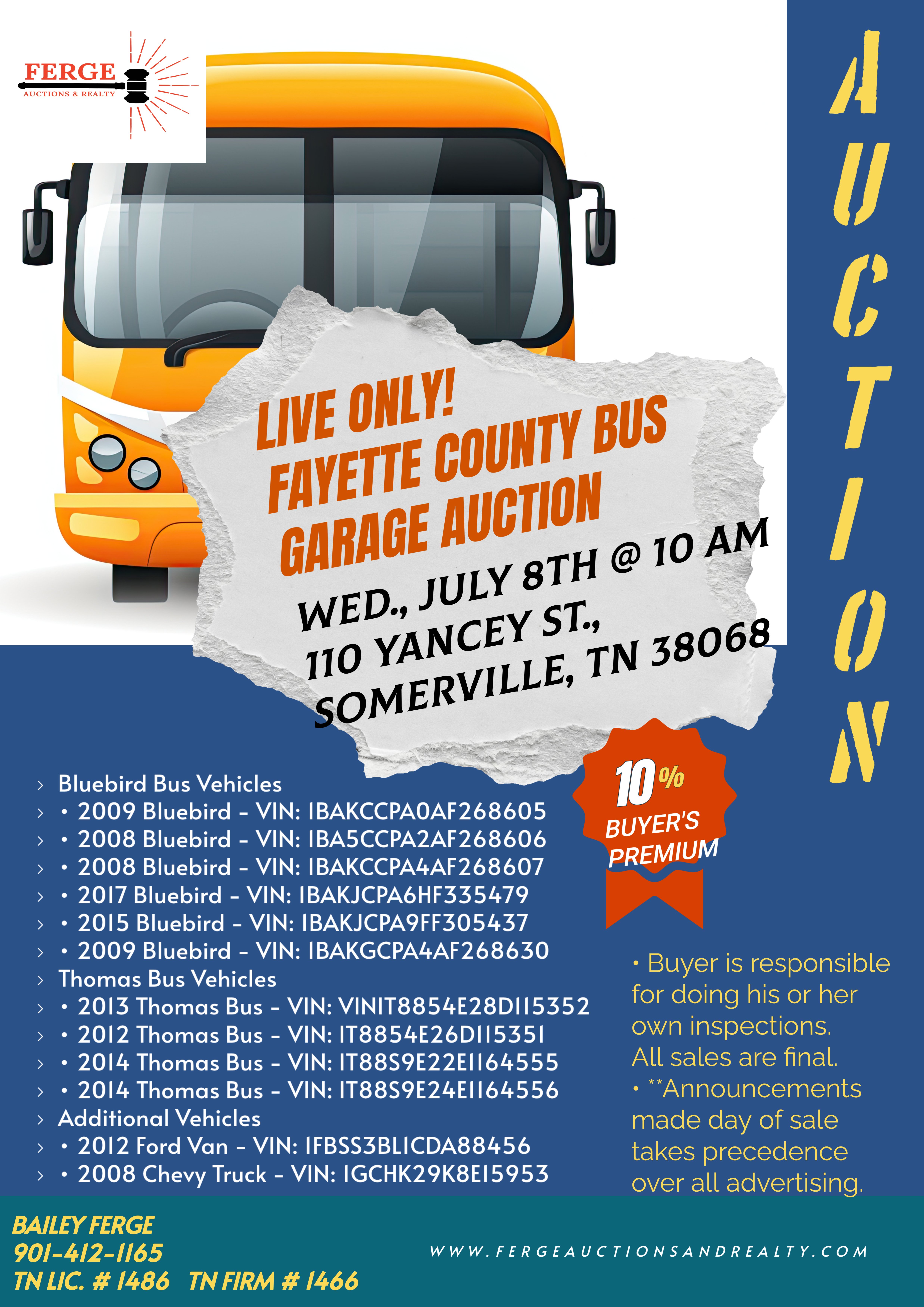 bus ticket flyer